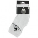 Soldes Le Coq Sportif Packs De 2 Socquettes Homme Blanc - Chaussettes Homme